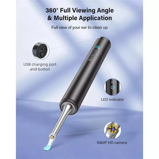 Bebird T5 Akıllı Görüntülü Kulak Temizleme Cihazı