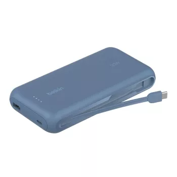 Belkin BPB024 30W 20K Entegre Kablolu Powerbank - Mavi