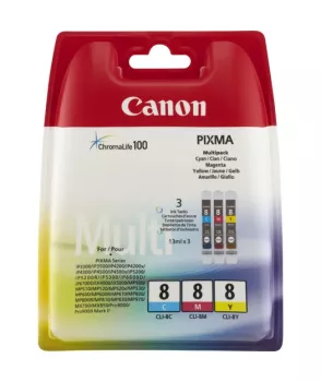 Canon CLI-8 CMY Mürekkep K. M.P 0621B029