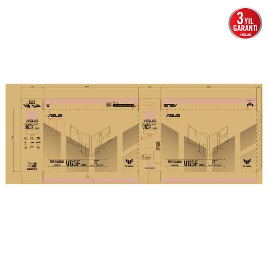 27 ASUS TUF GAMING VG27VQM5F 280HZ FAST VA MONITOR