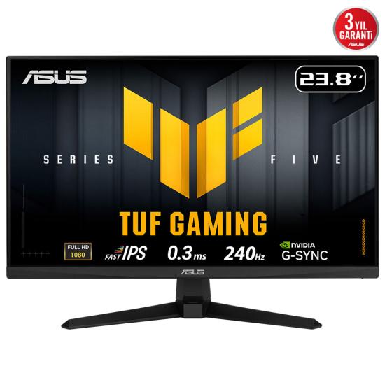 23.8 ASUS TUF GAMING VG249QM5A 0.3MS 240HZ GAMING AI ELMB FHD FAST IPS