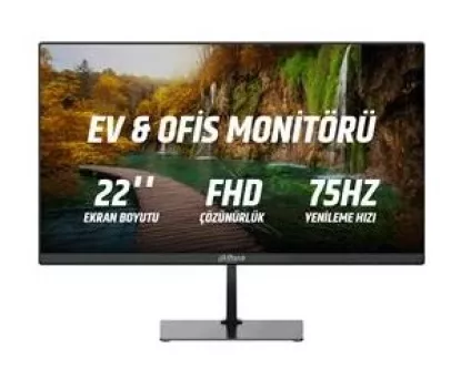 DAHUA LM22-C200 21.5’’ 4MS 75Hz 7/24 CCTV MONİTÖR