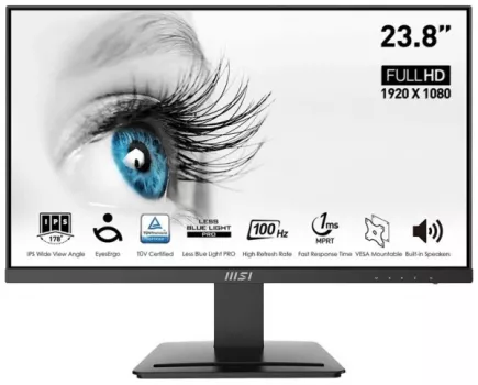 24 MSI PRO MP243X FHD FLAT IPS 1MS 100HZ ADAPTIVE-SYNC