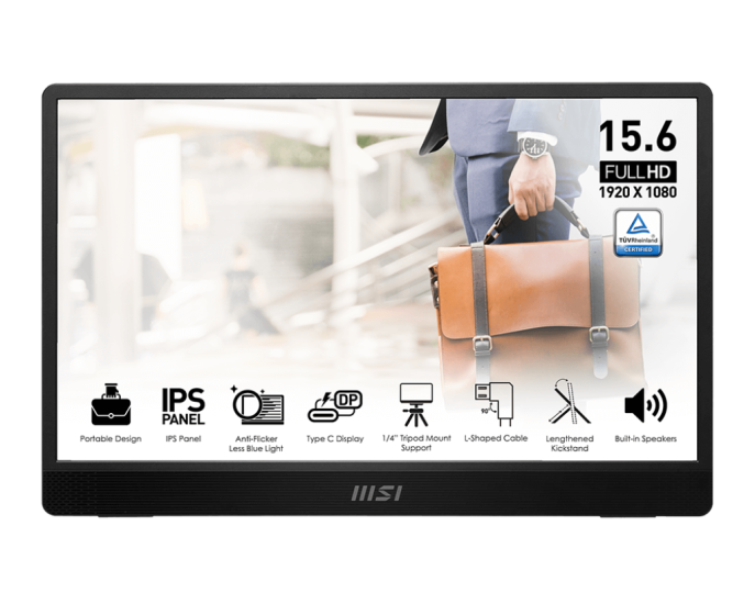 15.6 MSI PRO MP161 E2 IPS 4MS 60HZ ADAPTIVE-SYNC PORTATİF