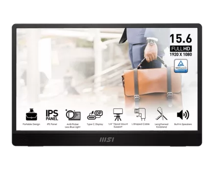 15.6 MSI PRO MP161 E2 IPS 4MS 60HZ ADAPTIVE-SYNC PORTATİF