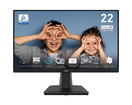 21.5 MSI PRO MP225 IPS FHD 1MS 100HZ HDMI D-SUB