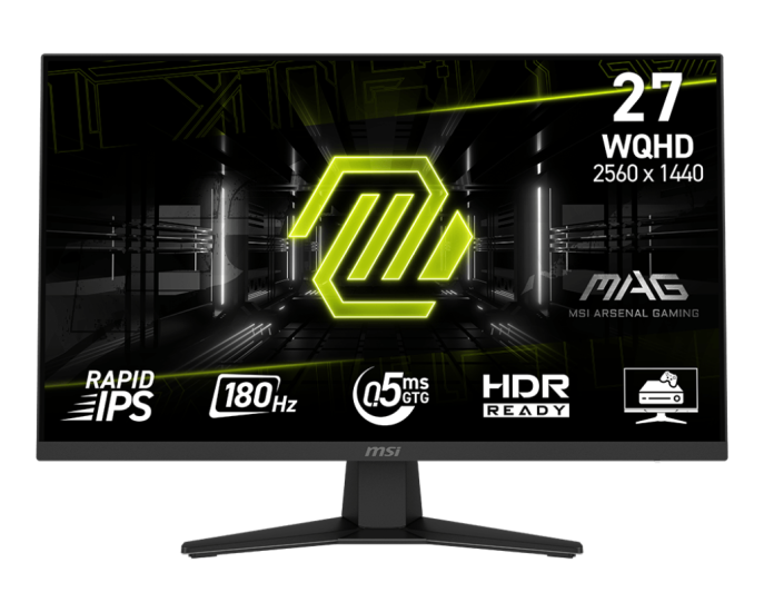27 MSI MAG 274QF 0.5MS 180HZ 2K WQHD ADAPTIVE SYNC IPS GAMING