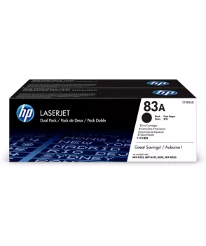 HP CF283AF 2’li Paket Black Toner Kartuş (83A)