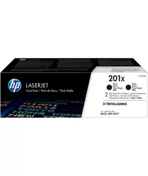 HP CF400XD 2’li paket Yüksek Kapasiteli Black Toner Kartuş (201X )