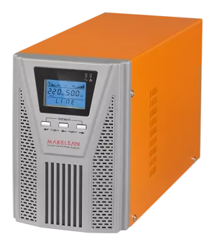 MAKELSAN POWERPACK SE 1 KVA / 900W (1F/1F) 4-8dk (2x 12V/7AH) ONLINE MU01000N11EAV04