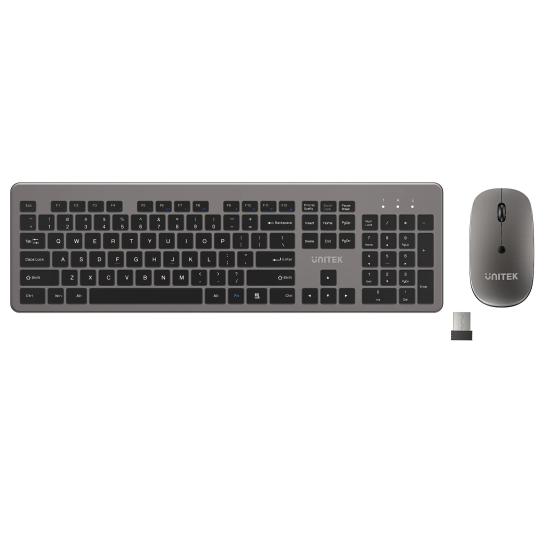 UNITEK SLIMDUO 2.4GHZ KLAVYE SETI (T054AGY01-US)