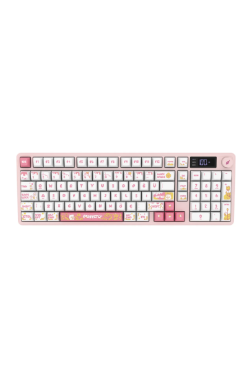 HAWK GAMING HK258WP KABLOSUZ BEYAZ PEMBE KLAVYE
