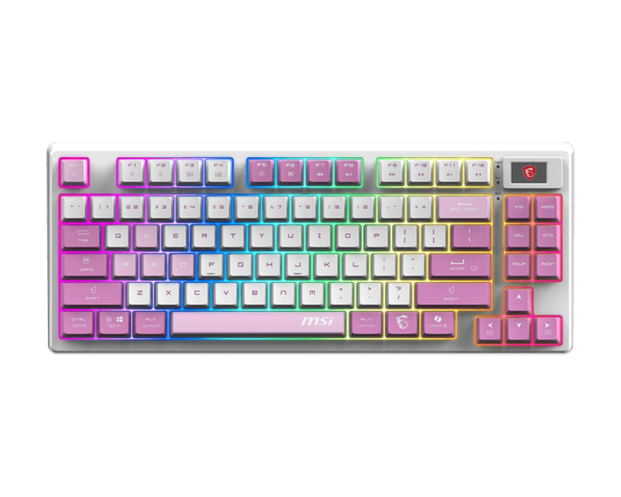 MSI FORGE GK600 TKL W VIOLET TR GAMING KLAVYE