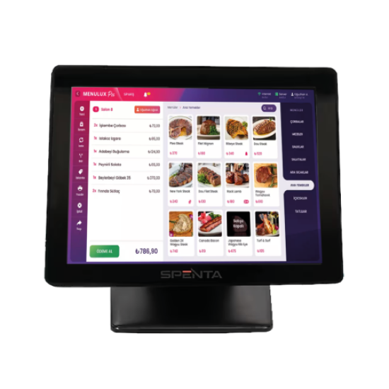 SPENTA SP-156I I5 4.N 8GB 128GB SSD 15.6’’ DOKUNMATIK W11P POS PC