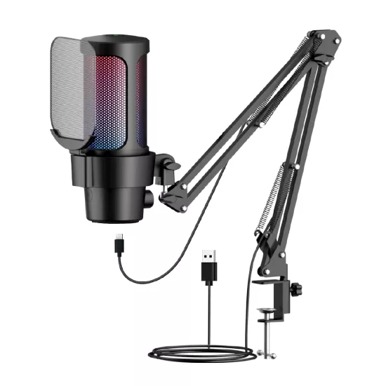 Dexim SM8 USB Kablolu RGB Mikrofon - DMK008