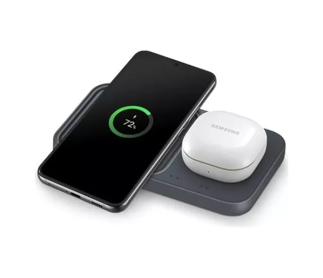 Samsung EP-P5400TBEGWW 15W Kablosuz Hızlı Şarj Cihazı Duo Siyah