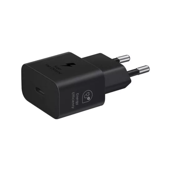 Samsung 25W USB-C Hızlı Şarj Adaptörü Siyah