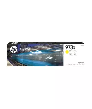 HP 973X Yüksek Kapasiteli Sarı Orijinal PageWide Kartuşu