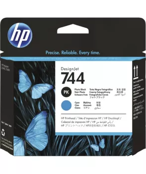 HP F9J86A Photo Black/Cyan Baskı Kafası (744)