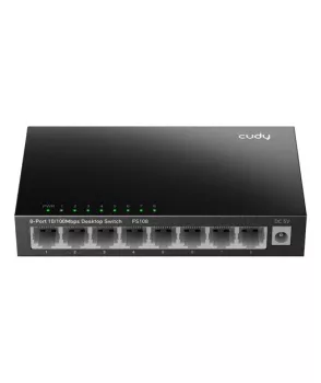 CUDY 8-Port 10/100 Mbps Metal Switch