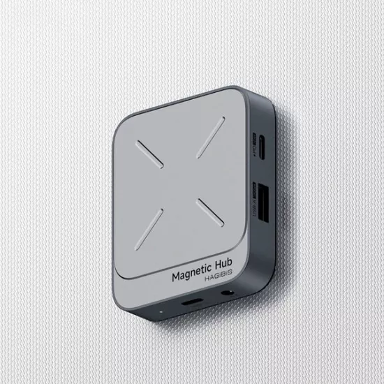 Hagibis TC100 USB-C Manyetik Docking Station | 100W PD & 4K HDMI