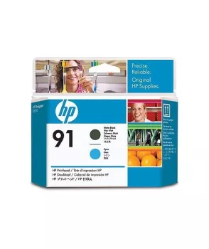 HP C9460A Mat Black ve Cyan Baskı Kafası (91)
