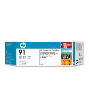 HP C9470A Light Cyan Mürekkep Kartuş (91)