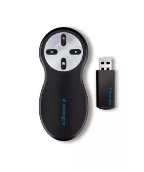 Kensington Kırmızı Lazerli Kablolu Sunucu - Siyah