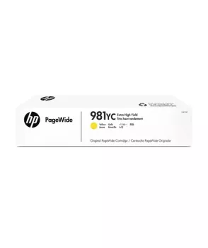 HP L0R19YC Ekstra Yüksek Kapasite Yellow Taahhütlü PageWide Kartuş (981YC)