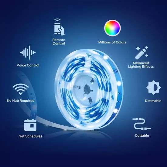 TP-Link Tapo L900-5 Akıllı Wi-Fi RGB LED Işık Şeridi 5 Metre