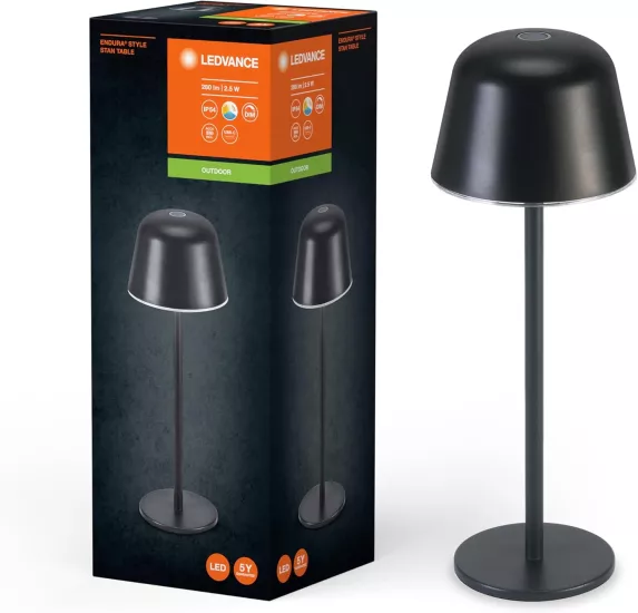 Ledvance LED Endura Masa Lambası Şarjlı-Siyah