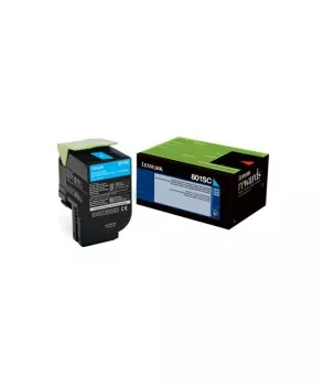 Lexmark 80C8SC0 Mavi Return Toner 2000 Sayfa