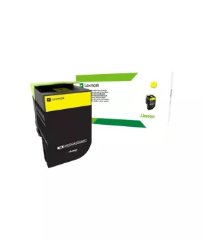 Lexmark 80C8SYE Sarı Toner (Corp.)