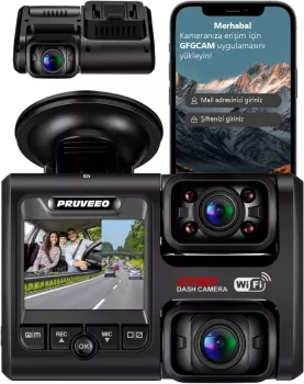 PRUVEEO D30 WI-FI 4K ARAC KAMERASI