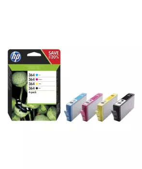 HP N9J73AE CMYK Mürekkep Kartuş (364)