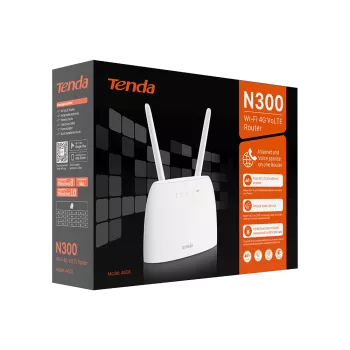 TENDA 4G06 N300 Wi-Fi 4G VoLTE Router