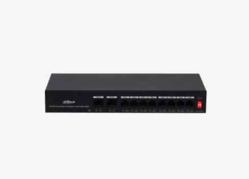 DAHUA PFS3010-8ET-65 8PORT 8XFE-2XFE 65W POE SWİTCH