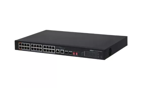 DAHUA PFS3226-24ET-240 24 PORT 24XFE-2XGE-2XGE/SFP 240W Hİ-POE SWİTCH