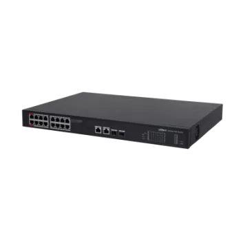 DAHUA PFS3220-16GT-240 16 PORT 16XGE-2XGE-2XGE/SFP 240W POE SWİTCH