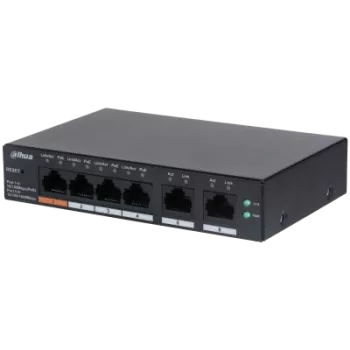 DAHUA CS4006-4ET-60 4 PORT 4XFE-2XGE YÖNETİLEBİLİR 60W POE SWİTCH