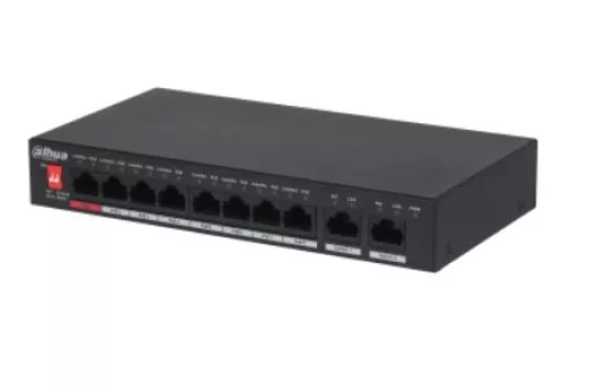 DAHUA PFS3010-8ET-96-V2 8 PORT 8XFE-2XGE 96W POE SWİTCH