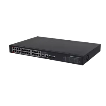 DAHUA PFS3228-24GT-360 24 PORT 24XGE-2XGE-2XGE/SFP 360W POE SWİTCH