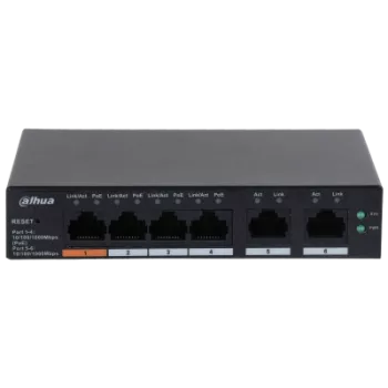 DAHUA CS4006-4GT-60 4 PORT 4XGE-2XGE YÖNETİLEBİLİR 60W POE SWİTCH