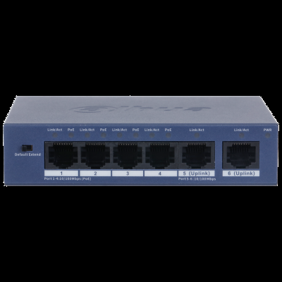 DAHUA S3006-4ET-60 4FEX2XGE 60W YÖNETİLEMEZ POE SWITCH
