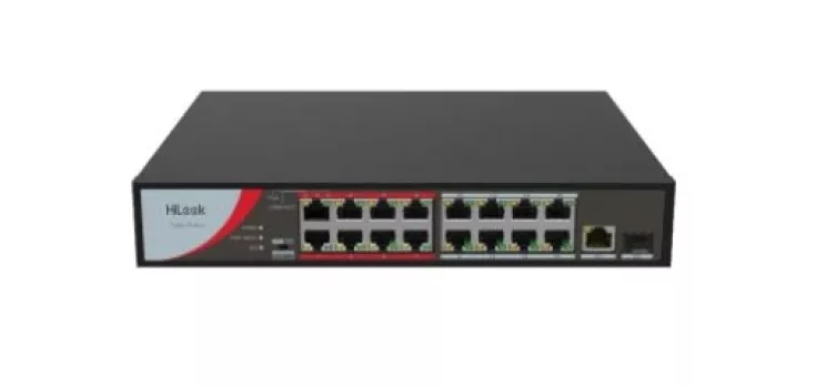 HILOOK NS-0318P-130(B) 16XFE+1xGE+1xGE/SFP YÖNETİLEMEZ 130W POE SWİTCH