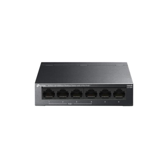 TP-LINK LS106P 6PORT 10/100 YÖNETİLEMEZ POE SWITCH