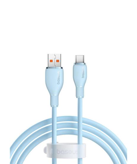 Baseus Pudding USB’den C’ye 100W 1.2m Kablo - Mavi