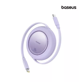 Baseus Free2Pull Mini Kablo USB-C’den USB-C’ye 100W 2m. - Beyaz