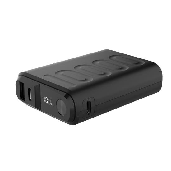 Celly Powerbank PD 20W 2 USB-C 1 USB-A 10000mAh UP Siyah