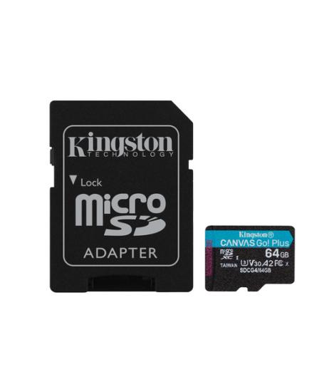 Kingston 64GB Canvas Go Plus microSD Gen4